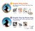 S0934 Wild Black Horse Hülle Schutzhülle Taschen für Motorola Moto G Play 4G (2024)