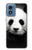 S1072 Panda Bear Hülle Schutzhülle Taschen für Motorola Moto G Play 4G (2024)