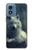 S1516 White Wolf Hülle Schutzhülle Taschen für Motorola Moto G Play 4G (2024)
