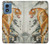 S1934 Chinese Tiger Painting Hülle Schutzhülle Taschen für Motorola Moto G Play 4G (2024)