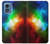 S2312 Colorful Rainbow Space Galaxy Hülle Schutzhülle Taschen für Motorola Moto G Play 4G (2024)