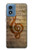S2368 Sheet Music Notes Hülle Schutzhülle Taschen für Motorola Moto G Play 4G (2024)