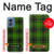 S2373 Tartan Green Pattern Hülle Schutzhülle Taschen für Motorola Moto G Play 4G (2024)