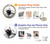 S2386 Black Widow Spider Hülle Schutzhülle Taschen für Motorola Moto G Play 4G (2024)