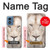 S2399 White Lion Face Hülle Schutzhülle Taschen für Motorola Moto G Play 4G (2024)