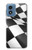 S2408 Checkered Winner Flag Hülle Schutzhülle Taschen für Motorola Moto G Play 4G (2024)