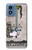 S2482 Tarot Card Ace of Swords Hülle Schutzhülle Taschen für Motorola Moto G Play 4G (2024)