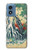 S2491 Hokusai Kirifuri Waterfall at Kurokami Hülle Schutzhülle Taschen für Motorola Moto G Play 4G (2024)