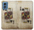 S2528 Poker King Card Hülle Schutzhülle Taschen für Motorola Moto G Play 4G (2024)