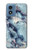 S2689 Blue Marble Texture Graphic Printed Hülle Schutzhülle Taschen für Motorola Moto G Play 4G (2024)