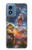 S2822 Mystic Mountain Carina Nebula Hülle Schutzhülle Taschen für Motorola Moto G Play 4G (2024)