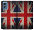 S2894 Vintage British Flag Hülle Schutzhülle Taschen für Motorola Moto G Play 4G (2024)