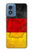 S2935 Germany Flag Map Hülle Schutzhülle Taschen für Motorola Moto G Play 4G (2024)