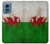 S2976 Wales Football Soccer Flag Hülle Schutzhülle Taschen für Motorola Moto G Play 4G (2024)