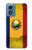 S3021 Romania Flag Hülle Schutzhülle Taschen für Motorola Moto G Play 4G (2024)