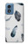 S3085 Feather Paint Pattern Hülle Schutzhülle Taschen für Motorola Moto G Play 4G (2024)