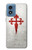S3200 Order of Santiago Cross of Saint James Hülle Schutzhülle Taschen für Motorola Moto G Play 4G (2024)
