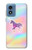 S3203 Rainbow Unicorn Hülle Schutzhülle Taschen für Motorola Moto G Play 4G (2024)