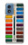S3243 Watercolor Paint Set Hülle Schutzhülle Taschen für Motorola Moto G Play 4G (2024)