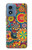 S3272 Colorful Pattern Hülle Schutzhülle Taschen für Motorola Moto G Play 4G (2024)