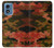 S3393 Camouflage Blood Splatter Hülle Schutzhülle Taschen für Motorola Moto G Play 4G (2024)