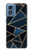 S3479 Navy Blue Graphic Art Hülle Schutzhülle Taschen für Motorola Moto G Play 4G (2024)