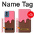 S3754 Strawberry Ice Cream Cone Hülle Schutzhülle Taschen für Motorola Moto G Play 4G (2024)