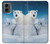 S0285 Polar Bear Family Arctic Hülle Schutzhülle Taschen für Motorola Moto G 5G (2024)