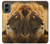 S1046 Lion King of Forest Hülle Schutzhülle Taschen für Motorola Moto G 5G (2024)
