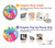S1697 Tie Dye Colorful Graphic Printed Hülle Schutzhülle Taschen für Motorola Moto G 5G (2024)