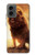 S1957 Lion Aslan Hülle Schutzhülle Taschen für Motorola Moto G 5G (2024)