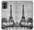 S2350 Old Paris Eiffel Tower Hülle Schutzhülle Taschen für Motorola Moto G 5G (2024)