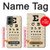S2502 Eye Exam Chart Decorative Decoupage Poster Hülle Schutzhülle Taschen für Motorola Moto G 5G (2024)