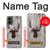 S2505 Reindeer Head Old Wood Texture Graphic Hülle Schutzhülle Taschen für Motorola Moto G 5G (2024)