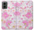 S3036 Pink Sweet Flower Flora Hülle Schutzhülle Taschen für Motorola Moto G 5G (2024)