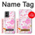 S3036 Pink Sweet Flower Flora Hülle Schutzhülle Taschen für Motorola Moto G 5G (2024)