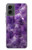 S3713 Purple Quartz Amethyst Graphic Printed Hülle Schutzhülle Taschen für Motorola Moto G 5G (2024)