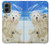 S3794 Arctic Polar Bear and Seal Paint Hülle Schutzhülle Taschen für Motorola Moto G 5G (2024)