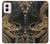 S0426 Gold Dragon Hülle Schutzhülle Taschen für Motorola Moto G Power 5G (2024)