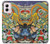 S0454 Japan Tattoo Hülle Schutzhülle Taschen für Motorola Moto G Power 5G (2024)
