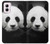 S1072 Panda Bear Hülle Schutzhülle Taschen für Motorola Moto G Power 5G (2024)