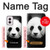 S1072 Panda Bear Hülle Schutzhülle Taschen für Motorola Moto G Power 5G (2024)