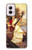 S1420 Saraswati Hindu Goddess Hülle Schutzhülle Taschen für Motorola Moto G Power 5G (2024)