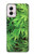 S1656 Marijuana Plant Hülle Schutzhülle Taschen für Motorola Moto G Power 5G (2024)