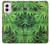S1656 Marijuana Plant Hülle Schutzhülle Taschen für Motorola Moto G Power 5G (2024)