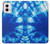 S1869 Tie Dye Blue Hülle Schutzhülle Taschen für Motorola Moto G Power 5G (2024)