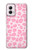 S2213 Pink Leopard Pattern Hülle Schutzhülle Taschen für Motorola Moto G Power 5G (2024)