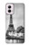 S2350 Old Paris Eiffel Tower Hülle Schutzhülle Taschen für Motorola Moto G Power 5G (2024)