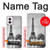 S2350 Old Paris Eiffel Tower Hülle Schutzhülle Taschen für Motorola Moto G Power 5G (2024)