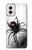S2386 Black Widow Spider Hülle Schutzhülle Taschen für Motorola Moto G Power 5G (2024)